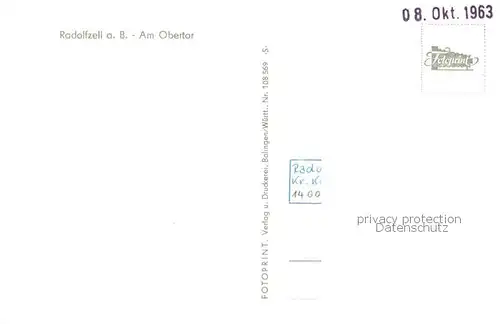 AK / Ansichtskarte Radolfzell_Bodensee Am Obertor Radolfzell Bodensee