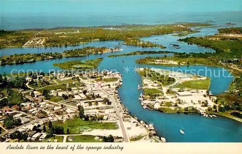 AK / Ansichtskarte Tarpon_Springs_Florida Anclote River Looking towards Gulf of Mexico 