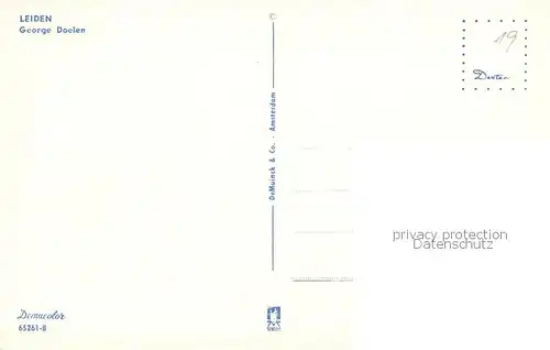 AK / Ansichtskarte Leiden_NL George Doelen 
