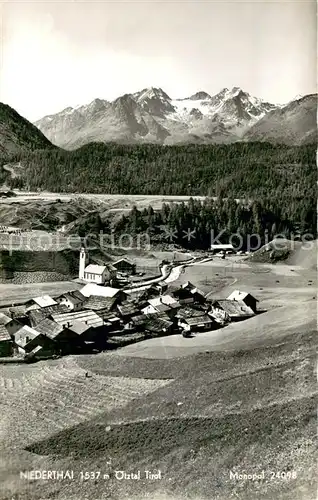 AK / Ansichtskarte Niederthai_oetztal_Tirol Panorama 