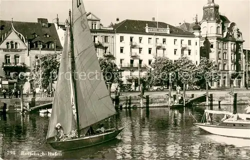 AK / Ansichtskarte Rorschach_Bodensee_SG Hafen 