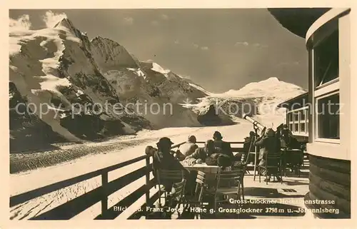 AK / Ansichtskarte Grossglockner Hochalpenstrasse Suedrampe Blick von der Franz Josef Hoehe Grossglockner