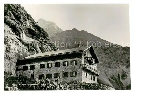 AK / Ansichtskarte Karwendelhaus_1765m_Tirol Panorama 