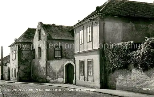 AK / Ansichtskarte Perchtoldsdorf_AT Hugo Wolf Haus Brunnengasse 