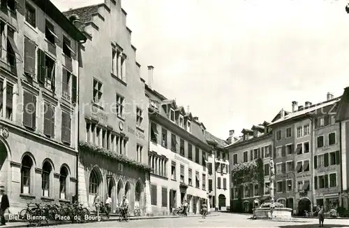AK / Ansichtskarte Biel_Bienne Place du Bourg Biel Bienne