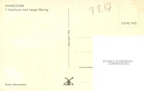 AK / Ansichtskarte Emmeloord_NL t Voorhuys met Lange Nering 
