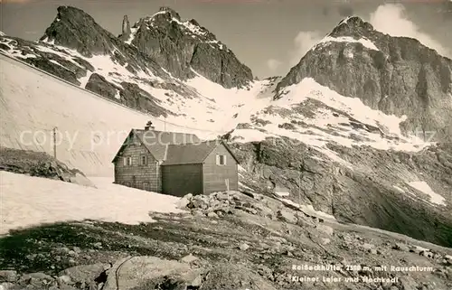 AK / Ansichtskarte Reisseck_Kaernten Reisseckhuette mit Rauschturm Kleiner Leier und Hochkedl Reisseck Kaernten