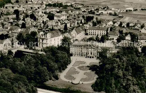 AK / Ansichtskarte Donaueschingen Schlosspartie Fliegeraufnahme Donaueschingen