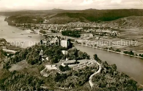 AK / Ansichtskarte Bad_Niederbreisig Schloss Rheineck Fliegeraufnahme Bad_Niederbreisig