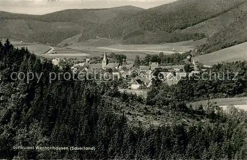 AK / Ansichtskarte Wenholthausen Fliegeraufnahme Wenholthausen