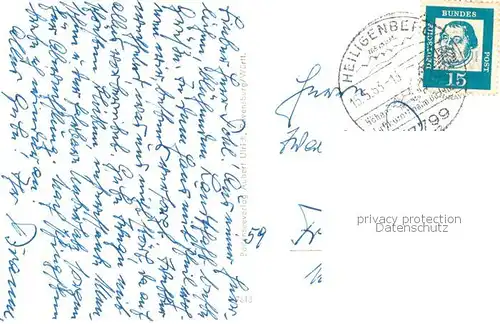 AK / Ansichtskarte Heiligenberg_Baden Fliegeraufnahme mit Schweizer Alpen Heiligenberg_Baden