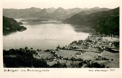 AK / Ansichtskarte St_Gilgen_Salzkammergut Panorama v. Plombergstein St_Gilgen_Salzkammergut