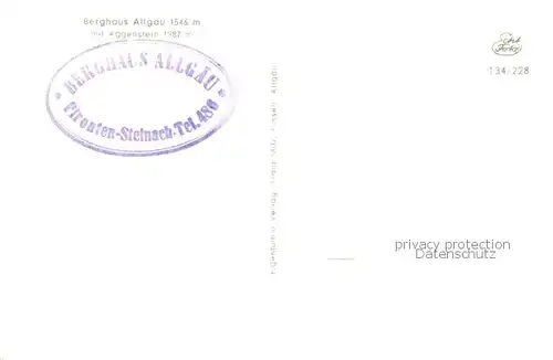 AK / Ansichtskarte Pfronten Berghaus Allgaeu Sonnenterrasse Pfronten