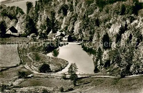 AK / Ansichtskarte Poppenhausen_Rhoen Schwimmbad Guckai See Poppenhausen Rhoen