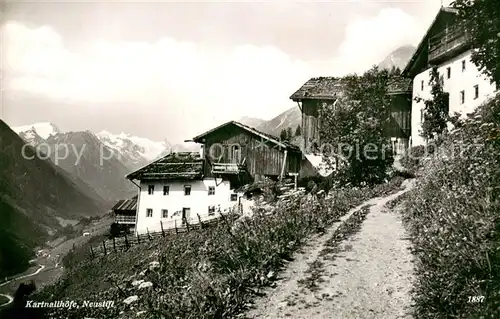 AK / Ansichtskarte Neustift_Stubaital_Tirol Kartnallhoefe Neustift_Stubaital_Tirol