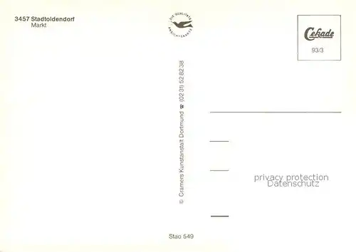 AK / Ansichtskarte Stadtoldendorf Markt Stadtoldendorf