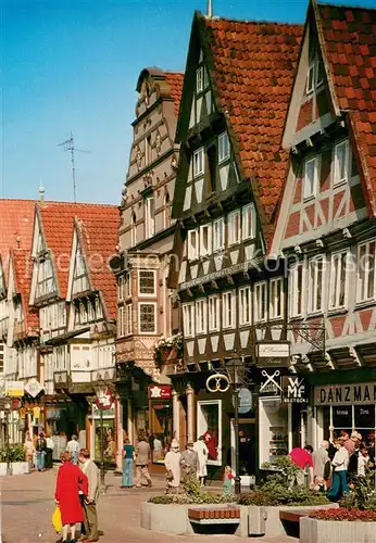 AK / Ansichtskarte Celle_Niedersachsen Malerische Haeuser i. d. Zollstrasse Celle_Niedersachsen