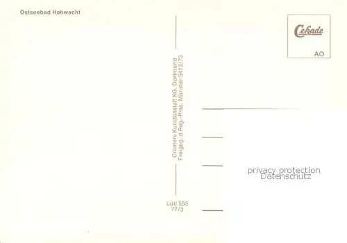 AK / Ansichtskarte Hohwacht_Ostseebad Fliegeraufnahme Strand Panorama Hohwacht_Ostseebad