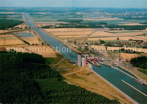 AK / Ansichtskarte Scharnebeck_Lueneburg Fliegeraufnahme Schiffshebewerk Lueneburg  Scharnebeck Lueneburg