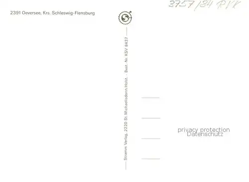 AK / Ansichtskarte Oeversee Landschaftspanorama oesterreicher Denkmal Feldsteinkirche Oeversee