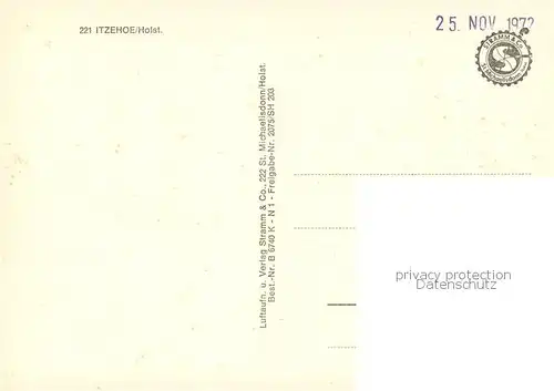 AK / Ansichtskarte Itzehoe Fliegeraufnahme Itzehoe