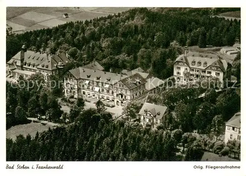 AK / Ansichtskarte Bad_Steben Stahl Moor und Radiumbad Fliegeraufnahme Bad_Steben