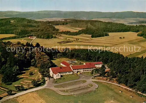 AK / Ansichtskarte Gladenbach Dt Postgewerkschaft Haus Blankenstein Fliegeraufnahme Gladenbach