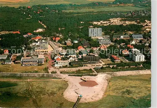 AK / Ansichtskarte St Peter Ording Das Bad Fliegeraufnahme 