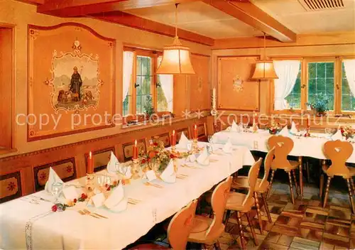 AK / Ansichtskarte Kreuth_Tegernsee Schwaigeralm in der Langenau Gaststube Kreuth Tegernsee