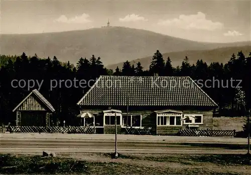 AK / Ansichtskarte Torfhaus_Harz Buntes Laedchen Schnellimbiss im Jaegerstuebchen Torfhaus Harz