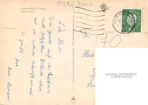 AK / Ansichtskarte St_Pauli_Hamburg Reeperbahn 