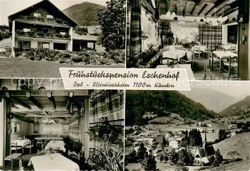 AK / Ansichtskarte Bad_Kleinkirchheim_Kaernten_AT Fruehstueckspension Eschenhof Gaststuben Panorama 