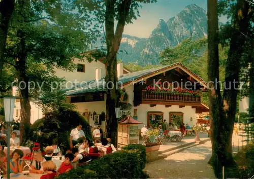 AK / Ansichtskarte Koenigssee Cafe Restaurant Zur Seeklause am Koenigssee Koenigssee