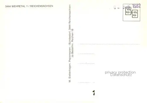 AK / Ansichtskarte Reichensachsen Kirche Panorama Park Panorama Reichensachsen