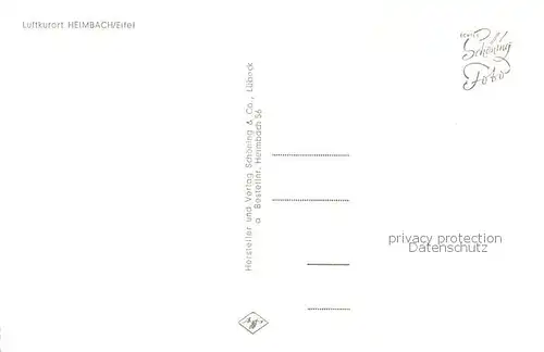 AK / Ansichtskarte Heimbach_Eifel Fliegeraufnahme Heimbach Eifel