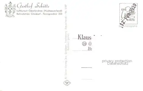 AK / Ansichtskarte Wilzenberg Gasthof Schuette Panorama Wilzenberg