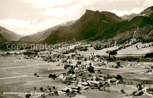 AK / Ansichtskarte Niederaschau_Chiemgau Fliegeraufnahme Niederaschau Chiemgau