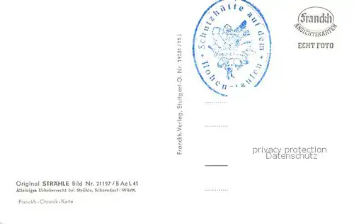 AK / Ansichtskarte Hohenstaufen Hohenrechenberg und Stuifen Fliegeraufnahme Hohenstaufen