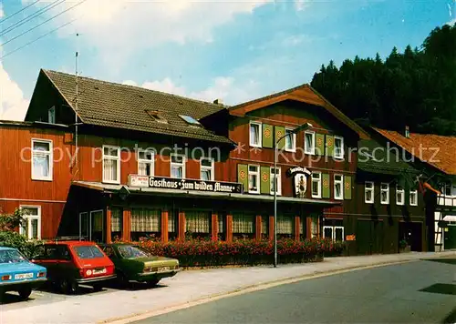 AK / Ansichtskarte Wildemann Gasthaus Zum wilden Mann Wildemann
