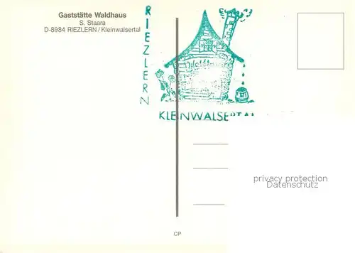 AK / Ansichtskarte Riezlern_Kleinwalsertal_Vorarlberg Gaststaette Waldhaus Riezlern_Kleinwalsertal