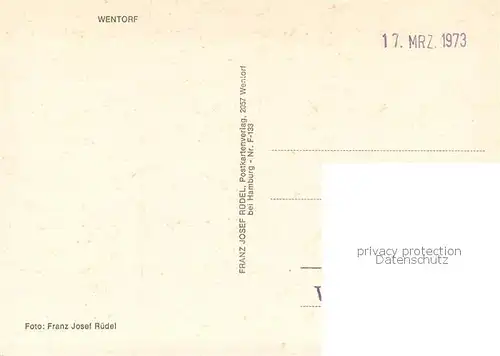 AK / Ansichtskarte Wentorf_Hamburg Teilansichten Wentorf Hamburg