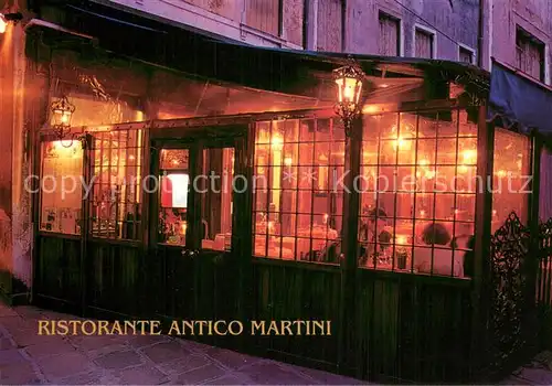 AK / Ansichtskarte Venice__Venedig_Venezia_IT Ristorante Antico Martini 