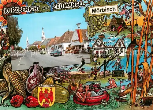 AK / Ansichtskarte Moerbisch_See Strassenpartie Moerbisch See