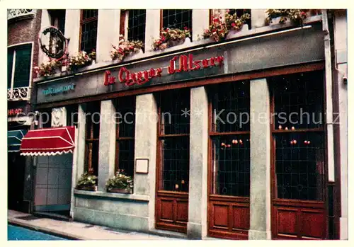 AK / Ansichtskarte Antwerpen_Anvers Restaurant La Cigogne d Alsace Antwerpen Anvers
