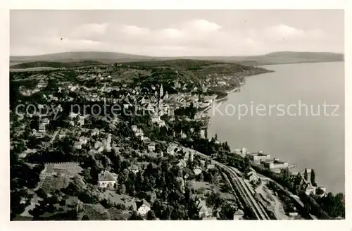 AK / Ansichtskarte ueberlingen_Bodensee Fliegeraufnahme ueberlingen Bodensee