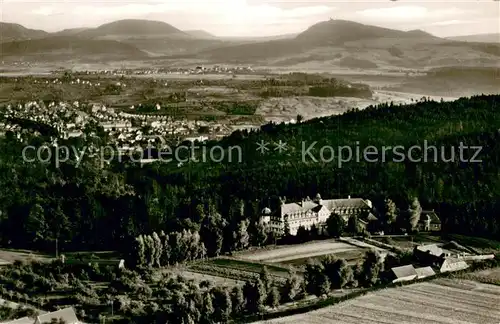 AK / Ansichtskarte Schwaebisch_Gmuend Christl Erholungsheim Schoenblick Fliegeraufnahme Schwaebisch Gmuend
