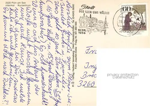 AK / Ansichtskarte Ploen_See Intermar Kurzentrum Fliegeraufnahme Ploen_See