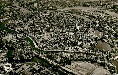 AK / Ansichtskarte Luebeck Fliegeraufnahme Luebeck