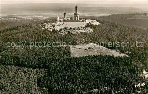 AK / Ansichtskarte Grosser_Feldberg_Taunus Fernmelde Fernseh und UKW Sender Fliegeraufnahme Grosser_Feldberg_Taunus