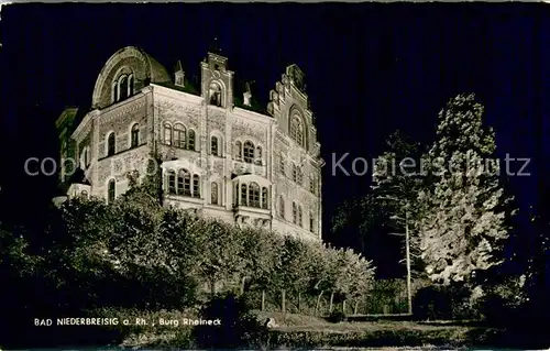 AK / Ansichtskarte Bad_Niederbreisig Bergrestaurant Cafe Burg Rheineck Bad_Niederbreisig